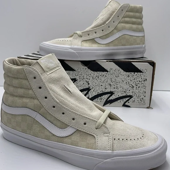 Vans Men’s 0g Sk8-Hi Lx Vault Checkerboard Vintag
VN0A4BVB0VW 
Sneakers - Picture 15 of 16
